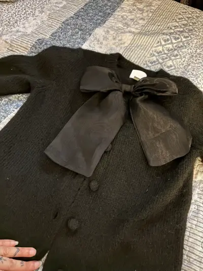 Cárdigan Negro con Lazo H&M - miniatura 6