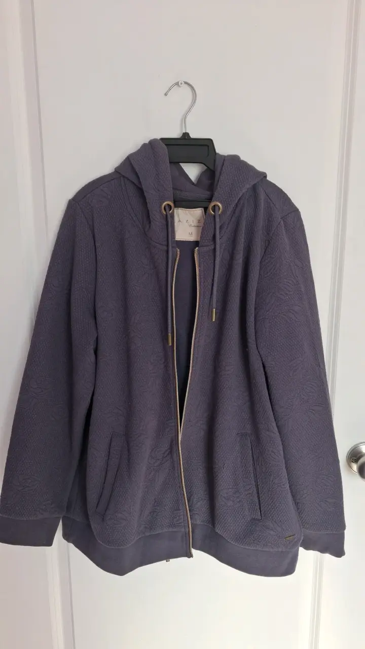 Polerón con capucha morado Aziz Collection - 1