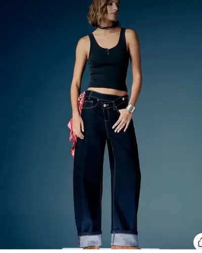Jeans baggy loose mujer Americano - miniatura 1