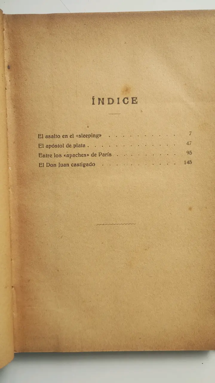 Libro antiguo 'El Asalto en el Sleeping' de John C. Raffles - 3