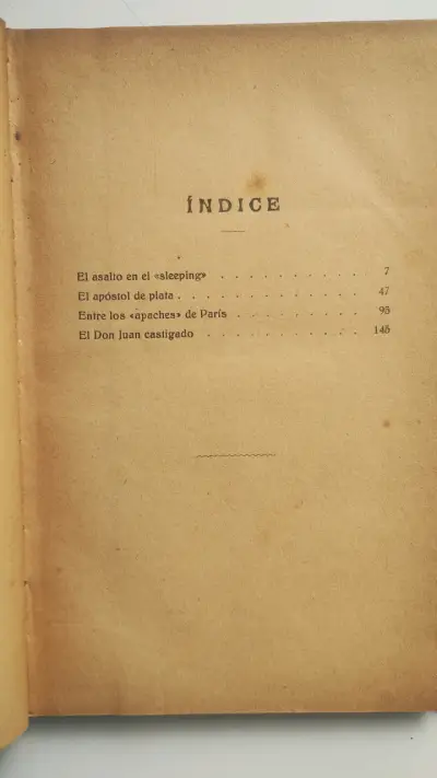 Libro antiguo 'El Asalto en el Sleeping' de John C. Raffles - miniatura 3