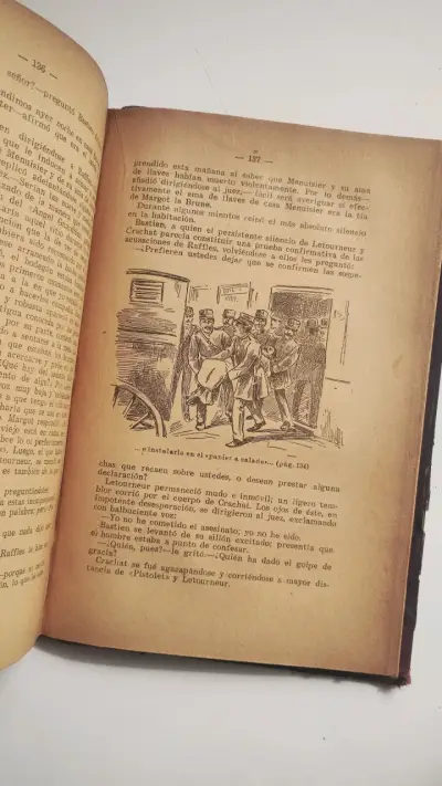 Libro antiguo 'El Asalto en el Sleeping' de John C. Raffles - miniatura 6
