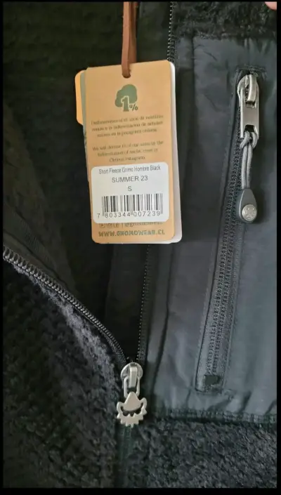 Chaqueta polar negra Gnomo para hombre - miniatura 3
