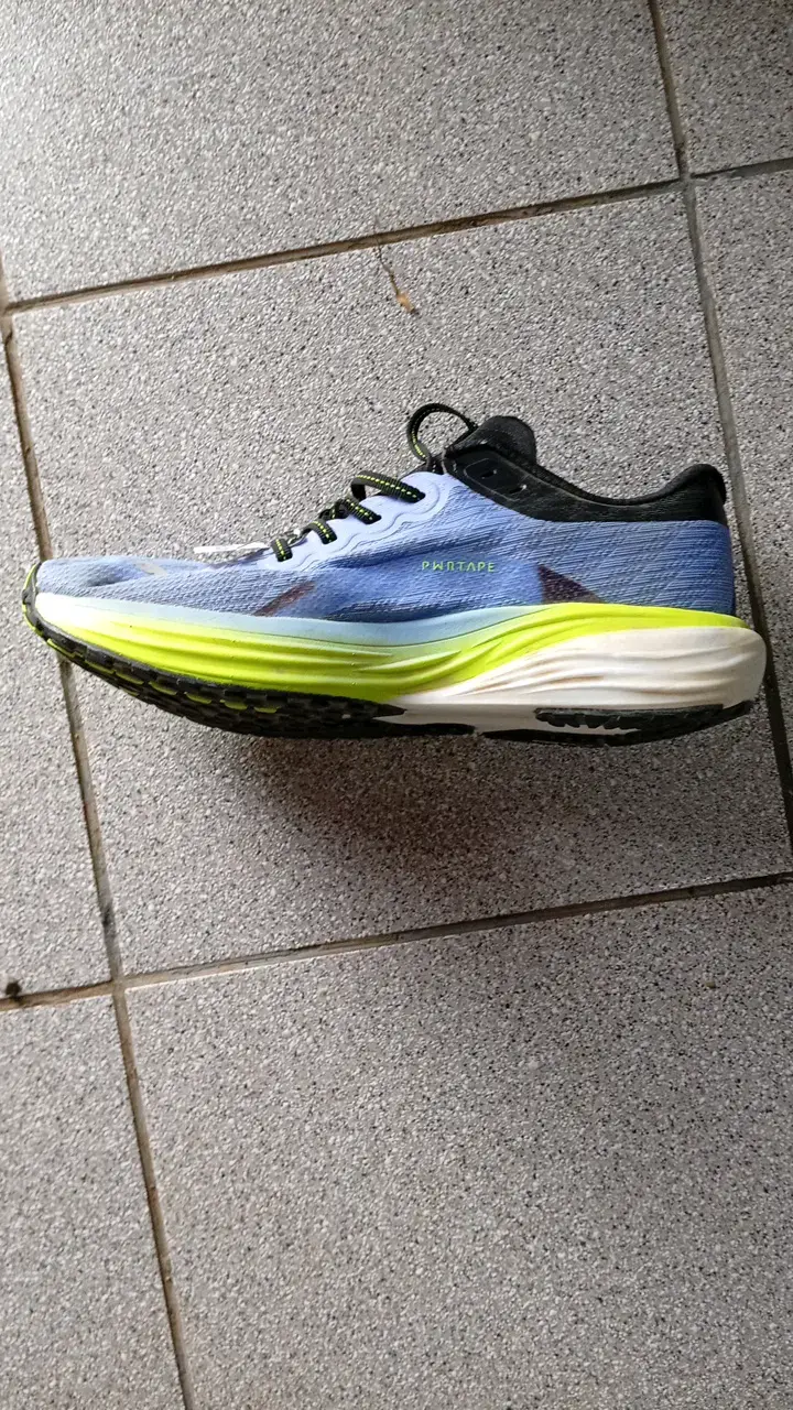 Zapatillas running Puma azul y verde - 2