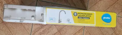 Monomando lavaplatos Stretto Fiorenzo libre de plomo - miniatura 2