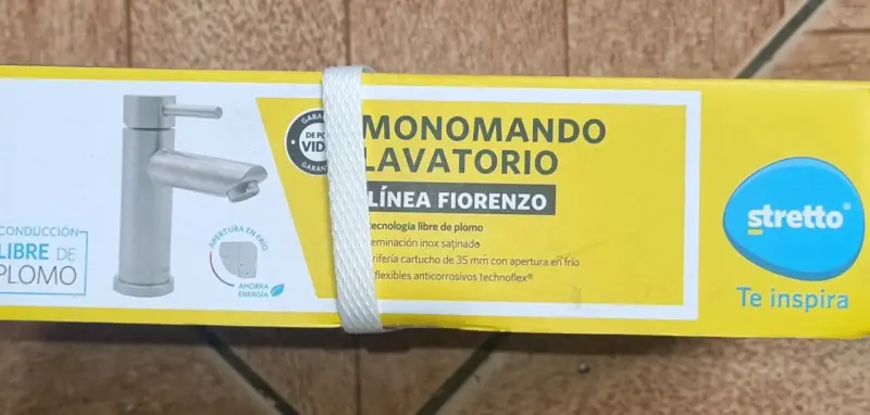Monomando lavatorio Stretto Fiorenzo inox - 2