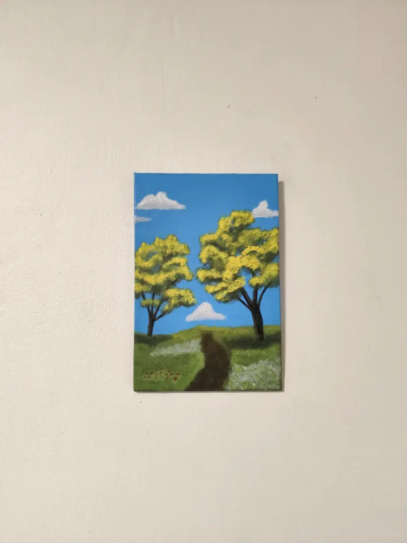Pintura o cuadro Espinos en primavera - 2