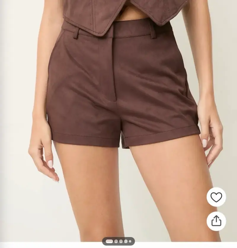 Shorts marrones de mujer estilo casual mossimo - 1
