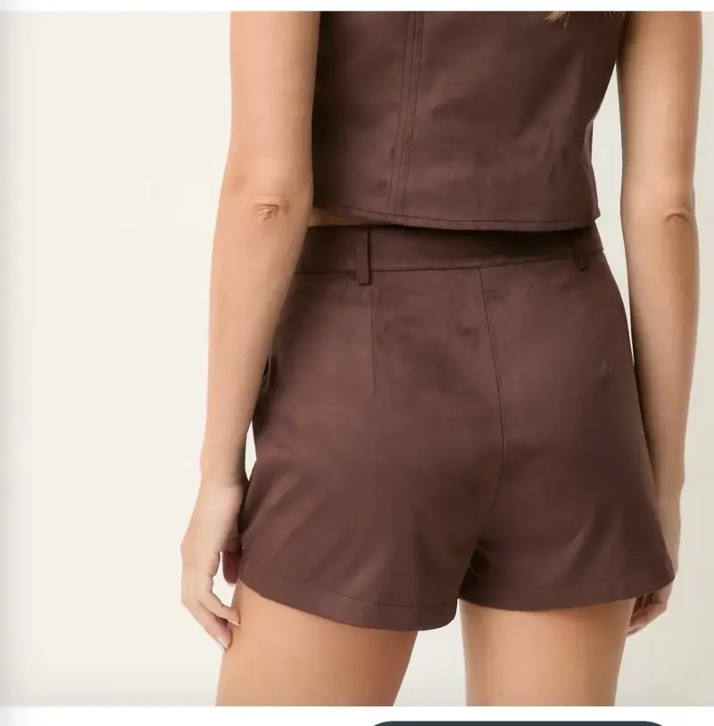 Shorts marrones de mujer estilo casual mossimo - 2
