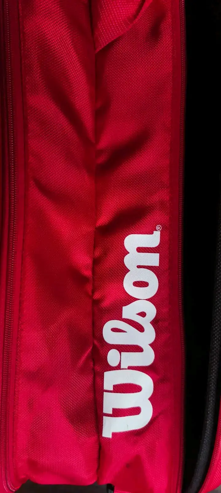Bolso de tenis Wilson Team rojo y blanco original - 3