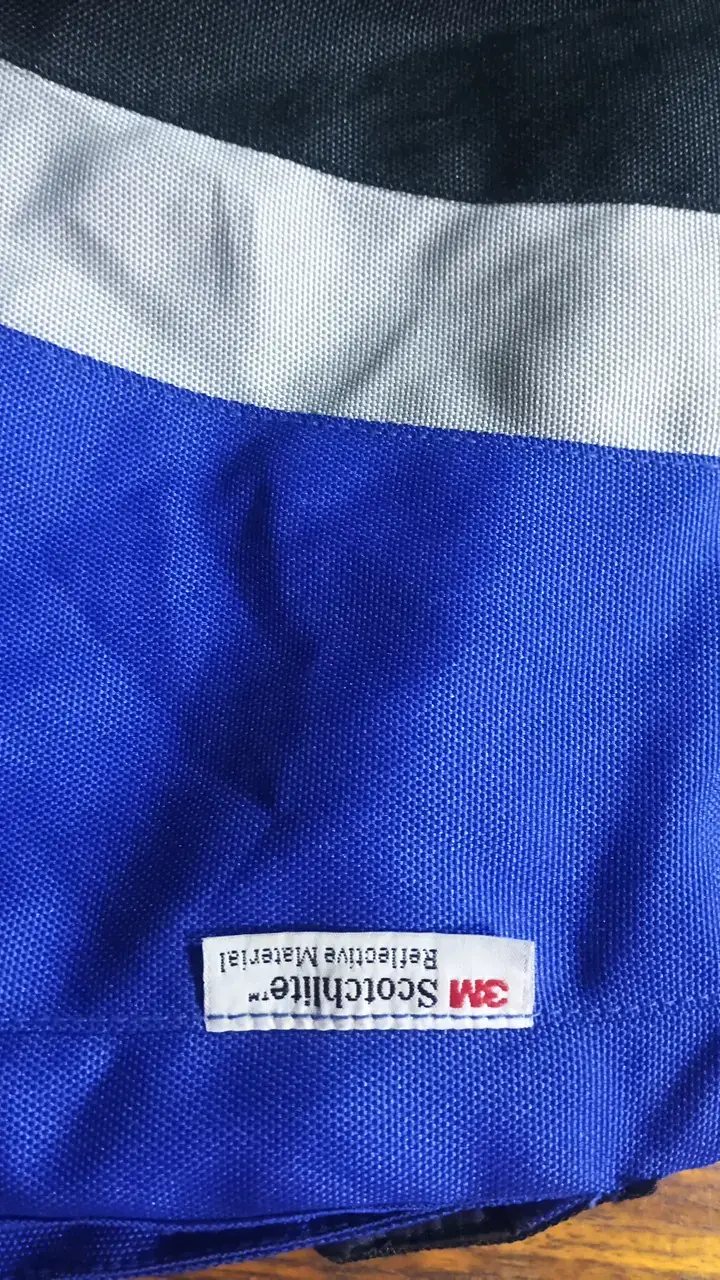 Chaqueta de moto Cycle Spirit azul y negra - 5