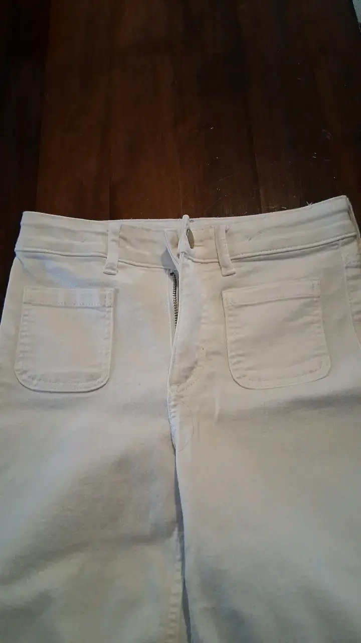 Pantalones blancos de pierna ancha para niña H&M - 2
