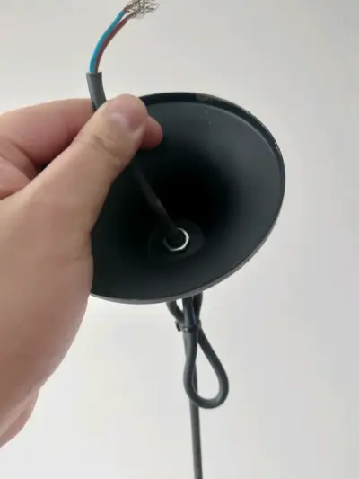 Lámpara colgante negra estilo industrial - miniatura 3