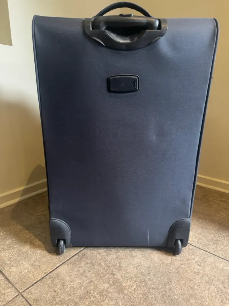 Maleta de viaje azul Paragon con ruedas - 4