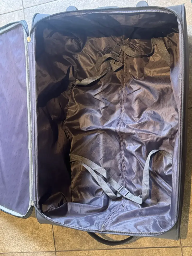 Maleta de viaje azul Paragon con ruedas - 6