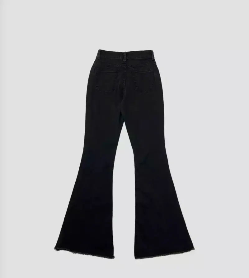 Jeans acampanados Lolita Pocket negros talla 36 - 2