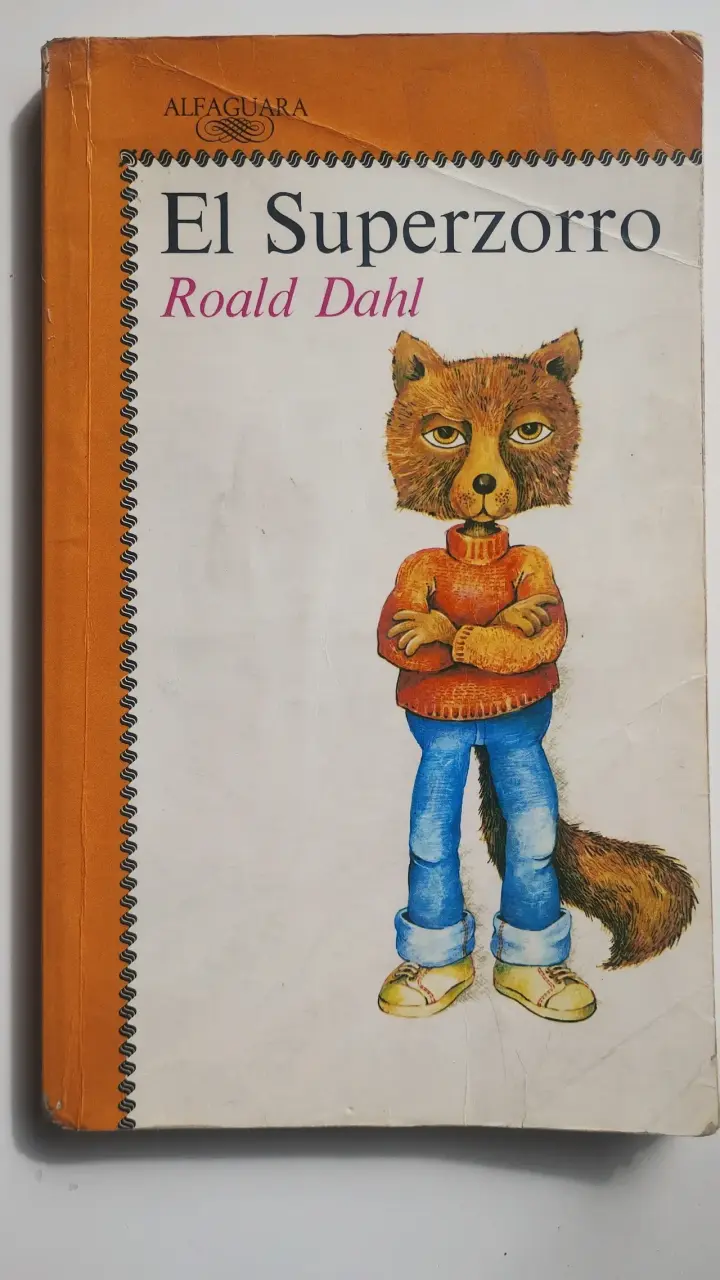 Libro El Superzorro de Roald Dahl, edición 1989 - 1