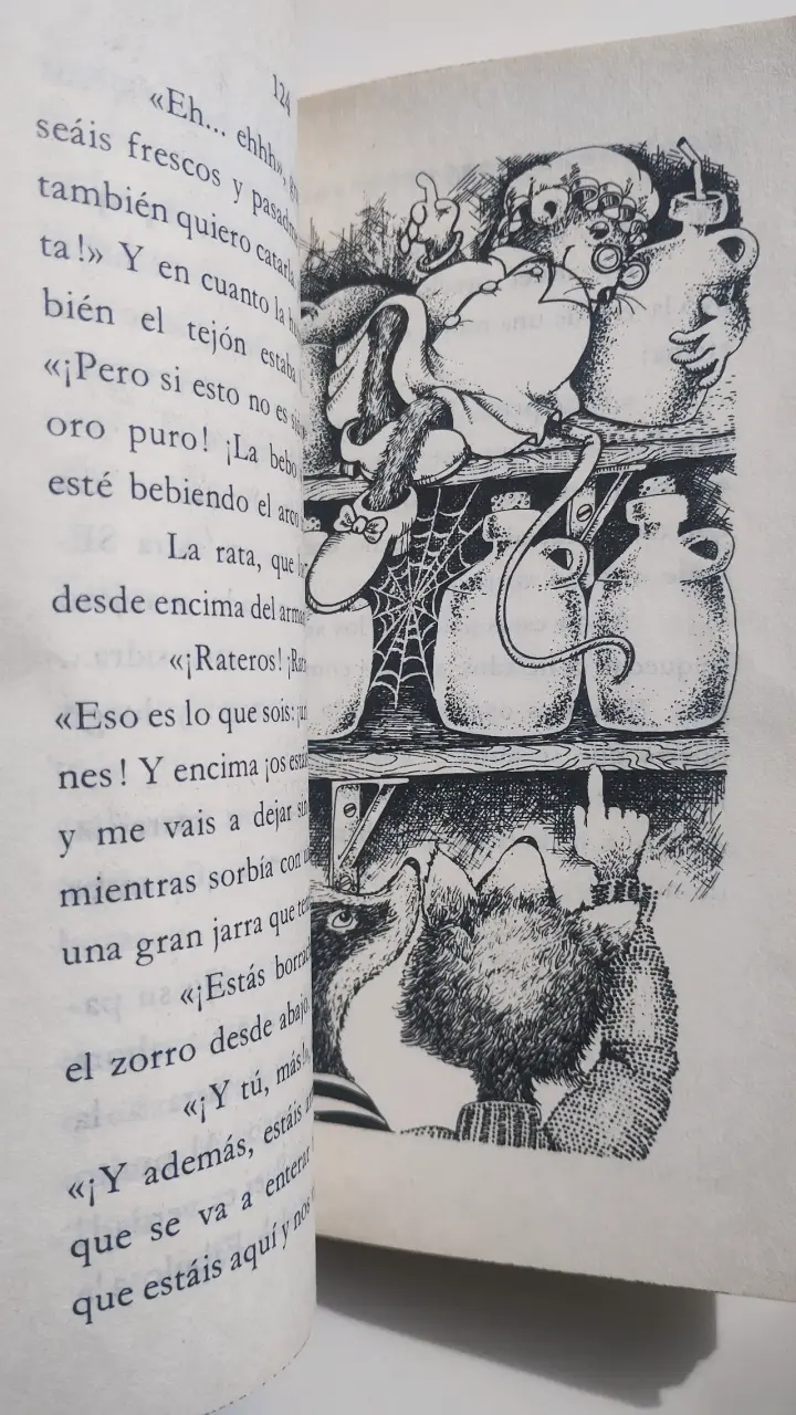Libro El Superzorro de Roald Dahl, edición 1989 - 3