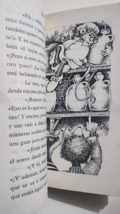 Libro El Superzorro de Roald Dahl, edición 1989 - miniatura 3