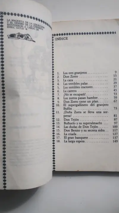 Libro El Superzorro de Roald Dahl, edición 1989 - miniatura 4