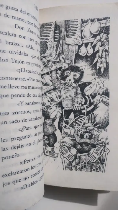 Libro El Superzorro de Roald Dahl, edición 1989 - miniatura 6
