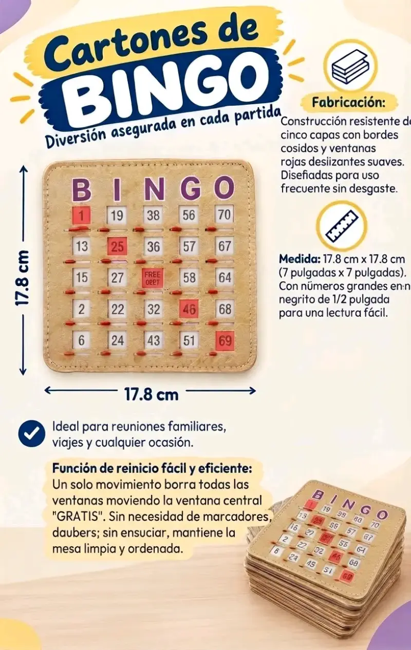 Set completo de Bingo profesional - 1