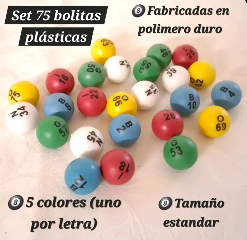 Set completo de Bingo profesional - 3