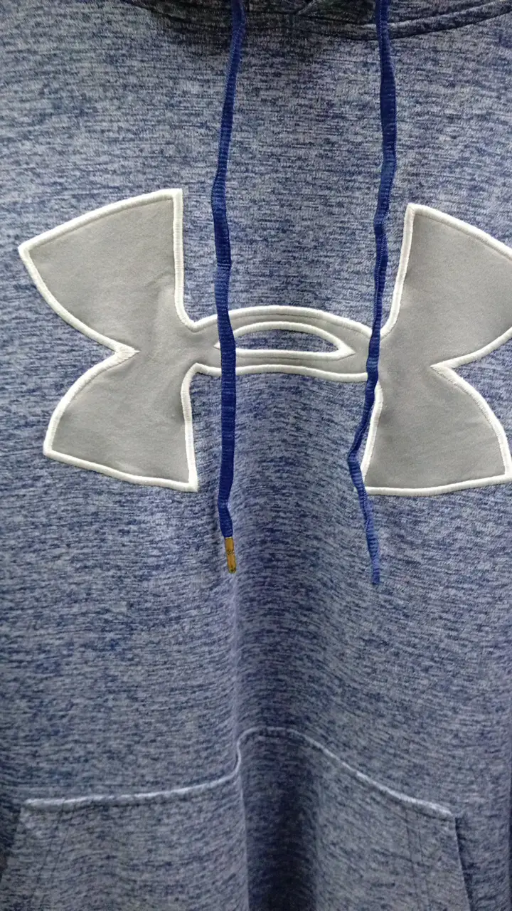 Polerón con capucha Under Armour azul para hombre - 3