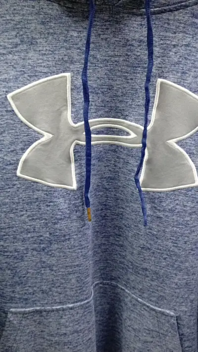 Polerón con capucha Under Armour azul para hombre - miniatura 3