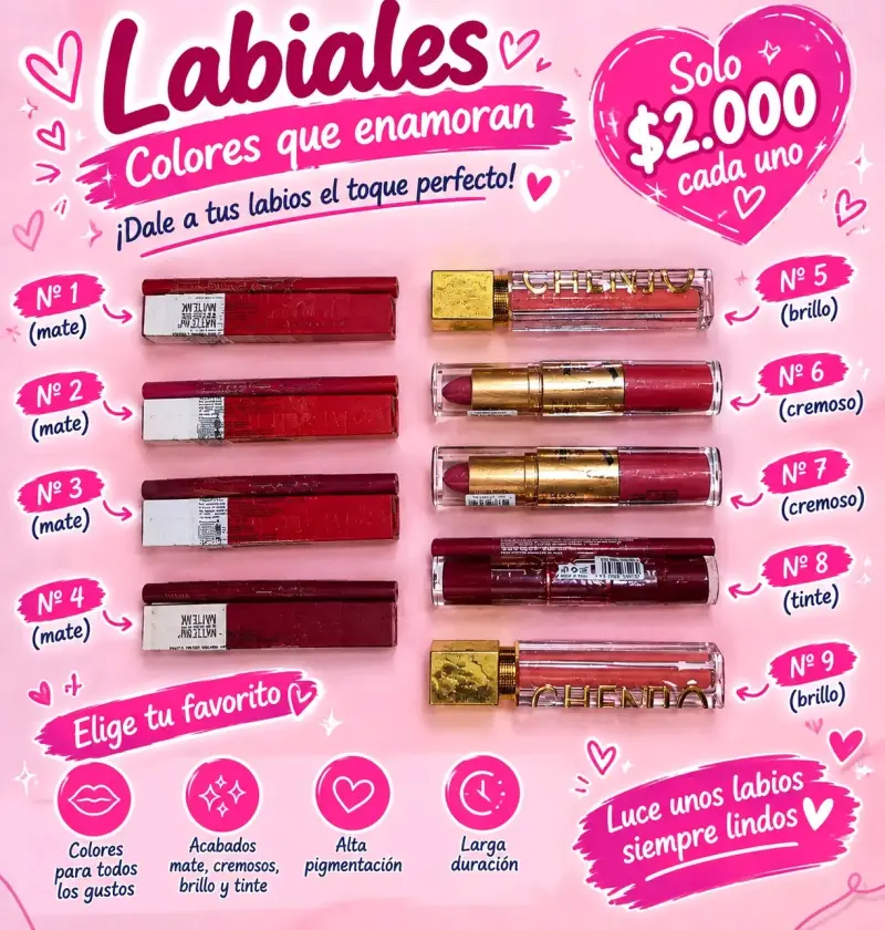 Set de maquillaje variado con esponjas y rubor - 2