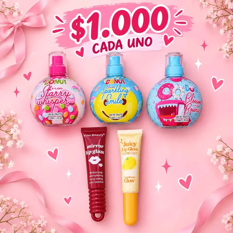Set de maquillaje variado con esponjas y rubor - 3