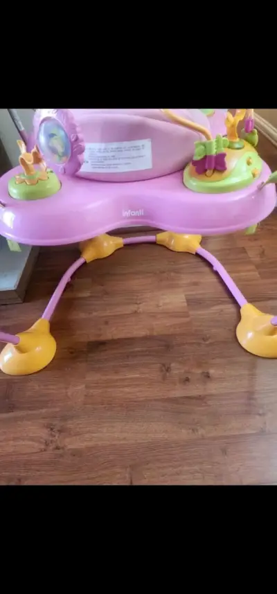 Centro de actividades para bebé Infanti rosa - miniatura 4