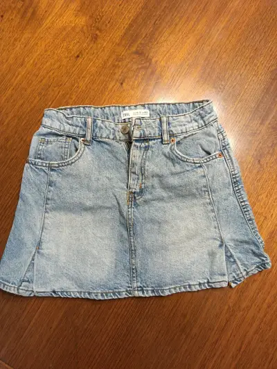 Falda de mezclilla para niña Zara talla 11-12 - miniatura 3