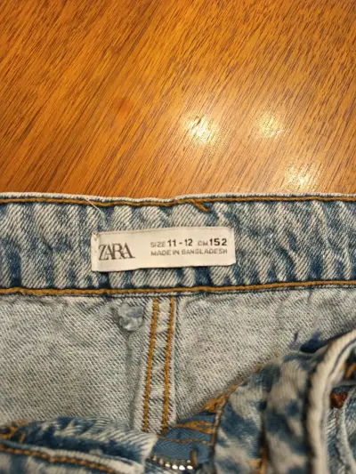 Falda de mezclilla para niña Zara talla 11-12 - miniatura 4