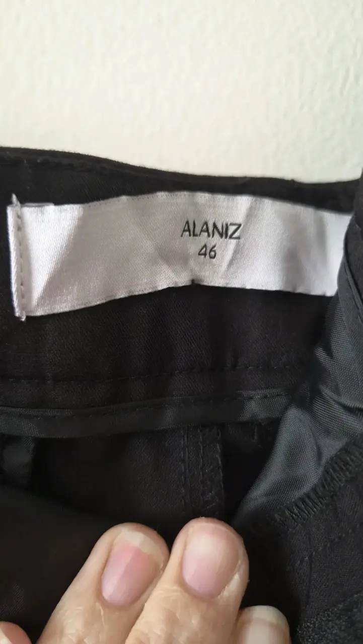 Pantalón Sastrero negro Alaniz talla 46 - 2