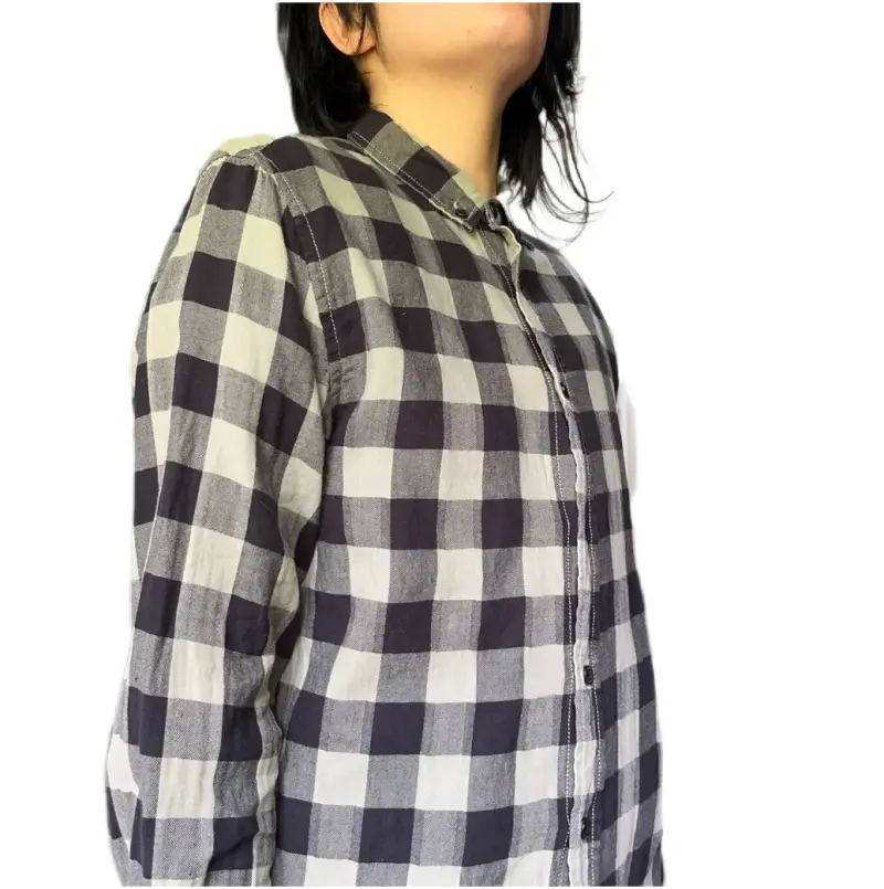 Camisa de cuadros verde talla S - 2