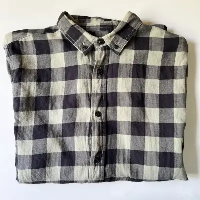 Camisa de cuadros verde talla S - miniatura 3