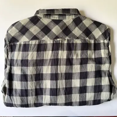 Camisa de cuadros verde talla S - miniatura 4