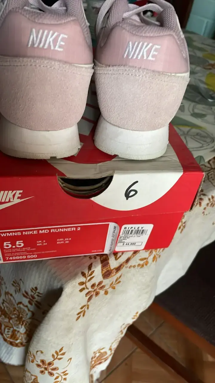 Zapatillas Nike MD Runner 2 Mujer Rosadas Talla 5.5 - 6