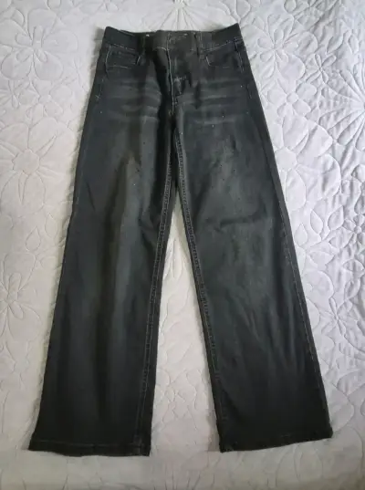 Jeans negros de niña en buen estado - miniatura 1