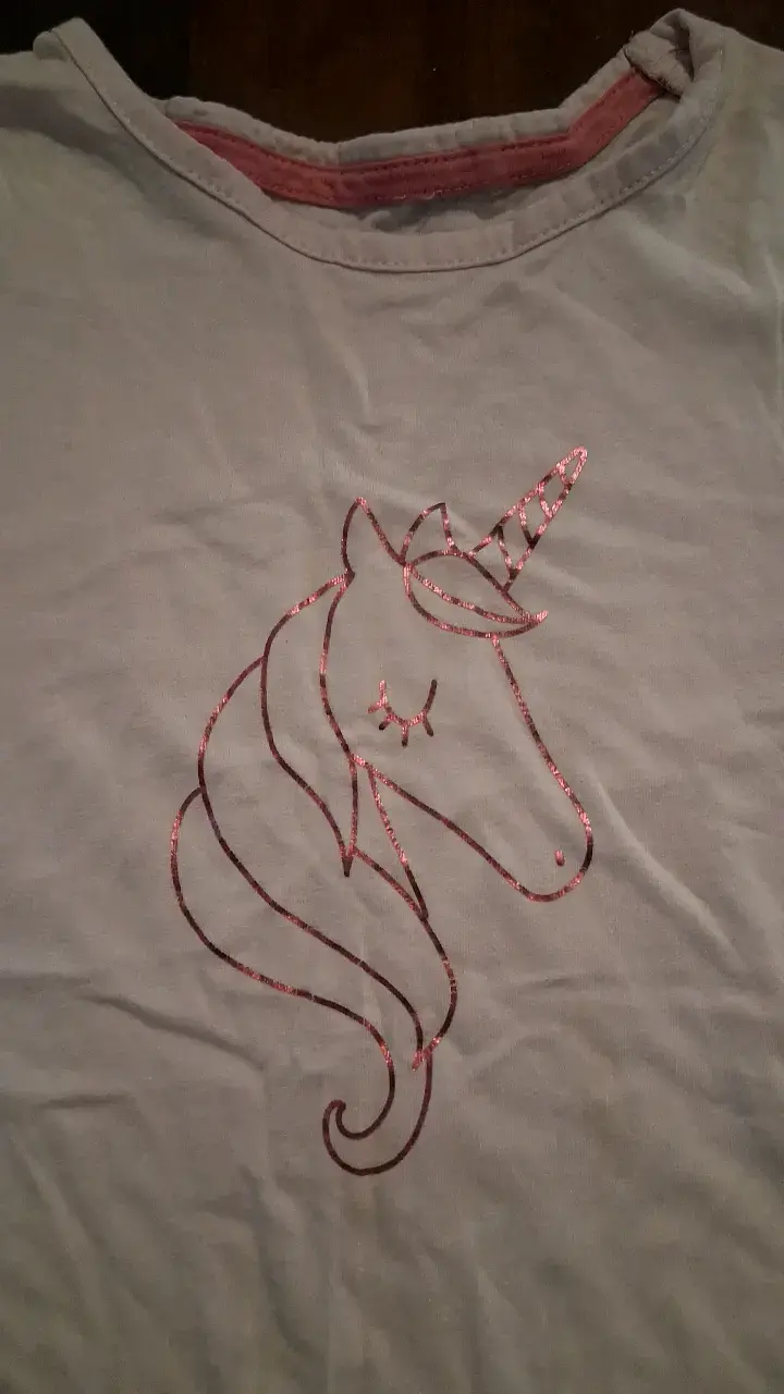 Polera de niña con diseño de unicornio Tribu - 2
