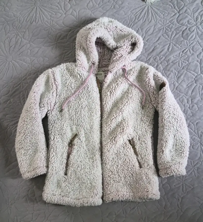 Chaqueta de felpa con capucha Aussie talla 14 - 1