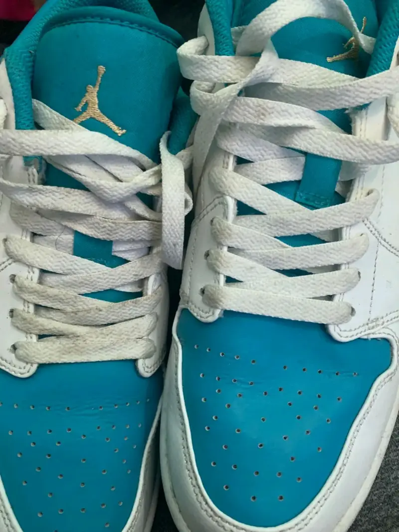 Zapatillas deportivas Air Jordan azul y blanco - 1