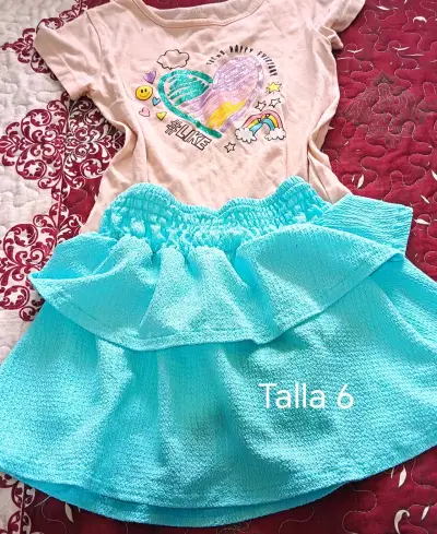 Lote de ropa  niña talla 6 a 8 años - miniatura 2