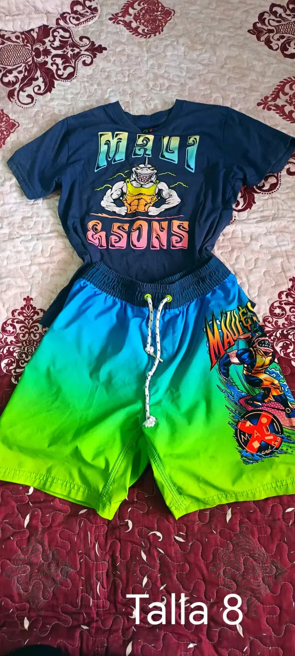 Lote de ropa niño talla 8 - 1