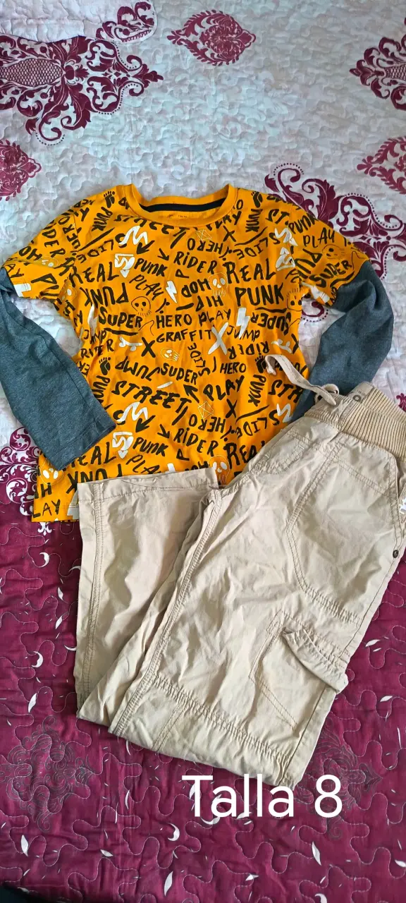 Lote de ropa niño talla 8 - 6