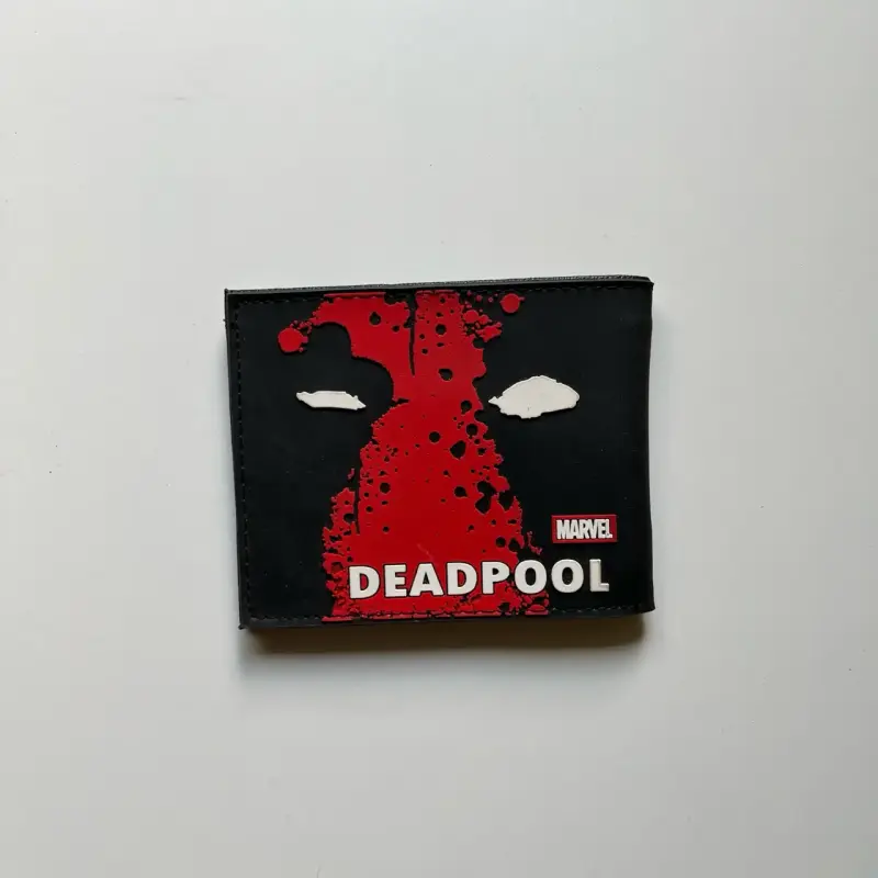 Billetera Deadpool de Marvel en negro y rojo - 4