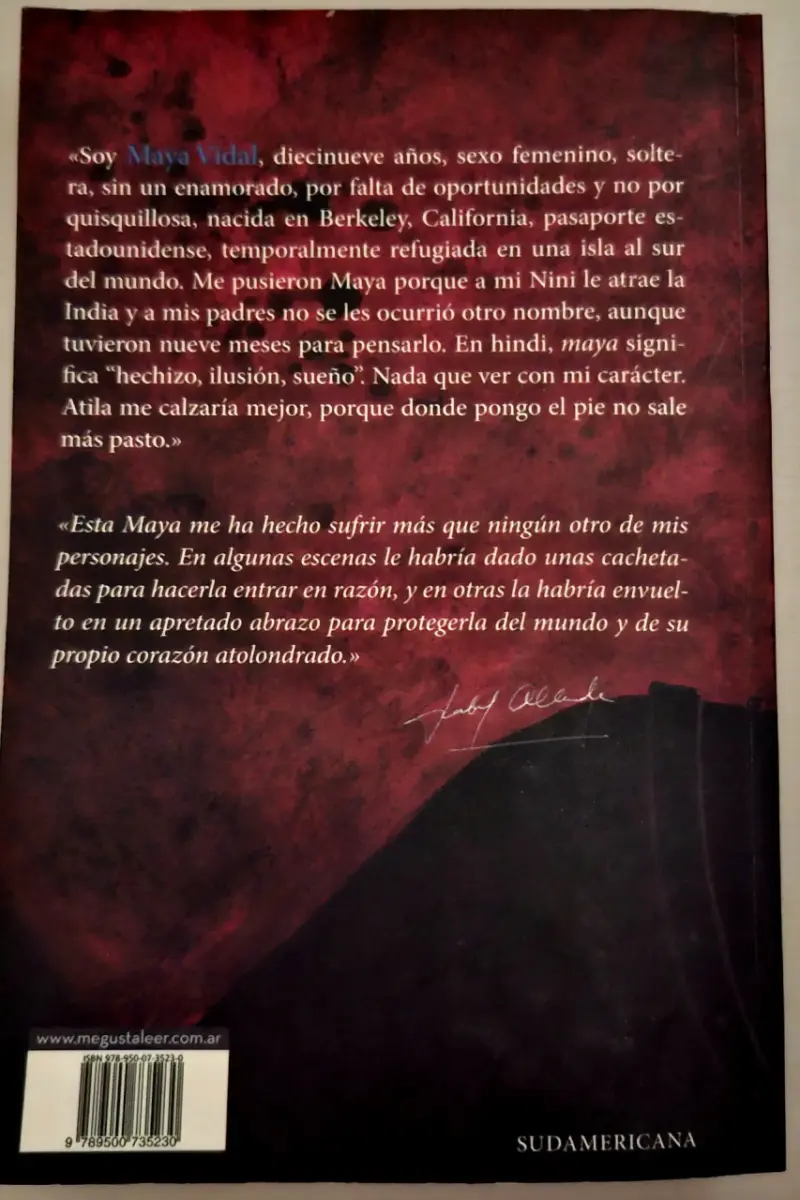 Libro 'El Cuaderno de Maya' de Isabel Allende - 2