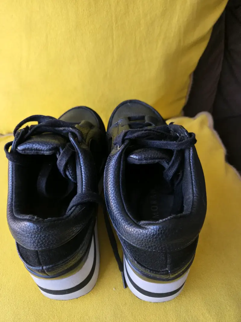 Zapatillas negras con plataforma Gotex - 3