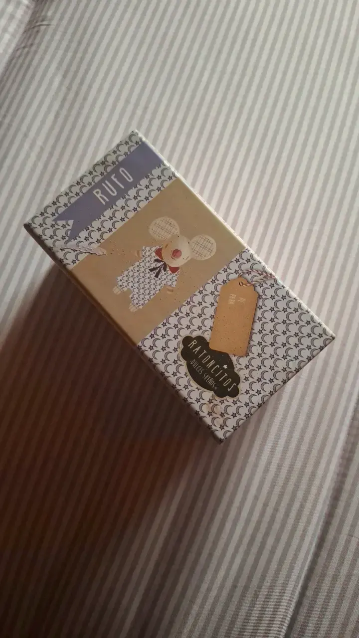 Ratoncito de tela Rufo para niños - 1